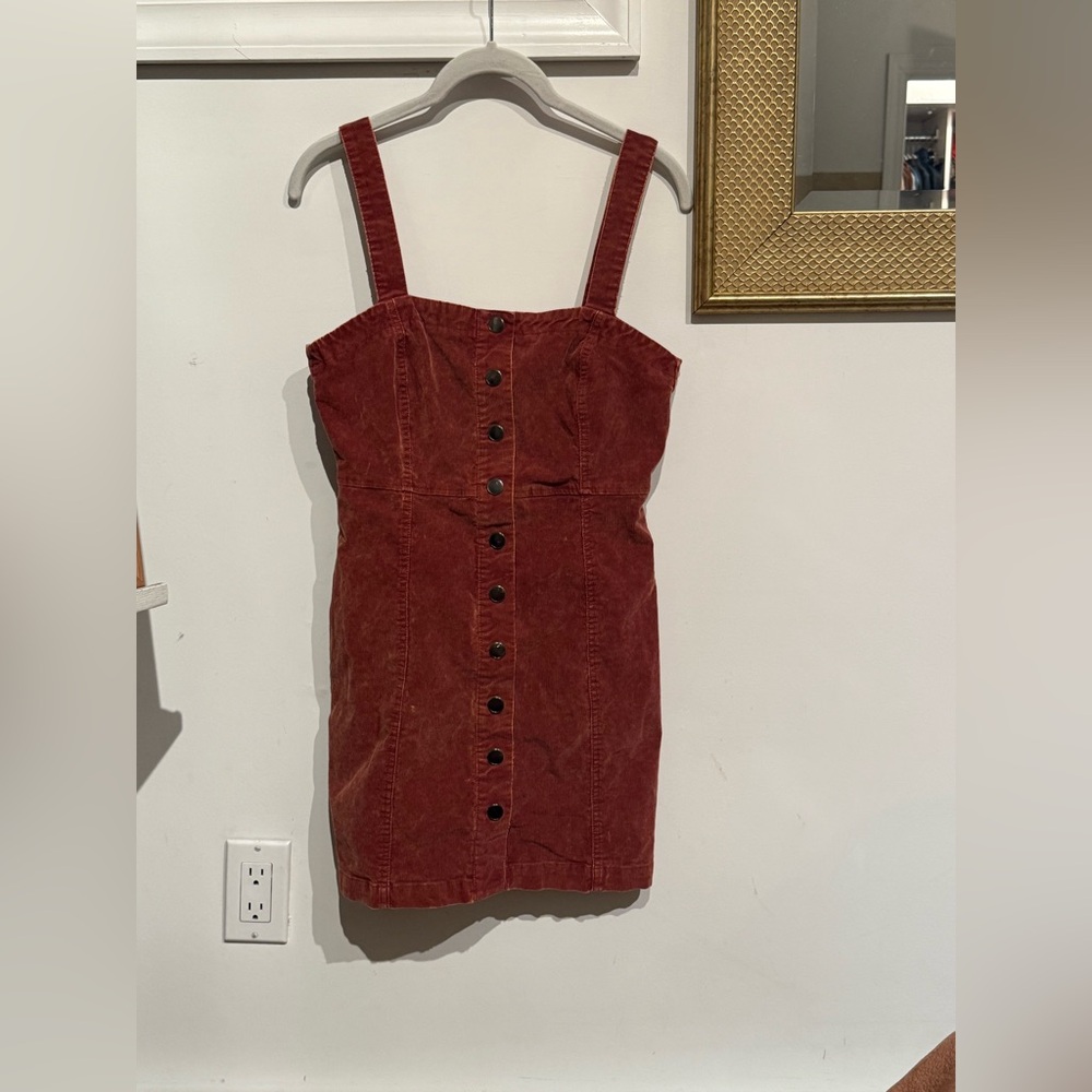 Burnt red/orange corduroy Aeropostale jumper
